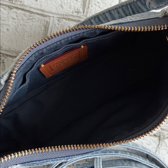 Coach Teri In Loved Denim With Charms Bag - Picture 7 of 17